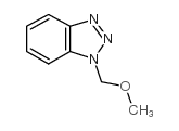 1-(甲氧基甲基)-1H-苯并三唑结构式
