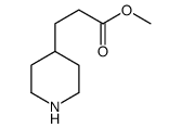 3-(哌啶-4-基)丙酸甲酯结构式