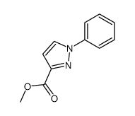 1-phenyl-3-methoxycarbonylpyrazole结构式
