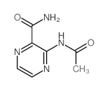 3-acetamidopyrazine-2-carboxamide结构式