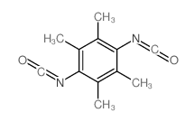 Benzene, 1,4-diisocyanato-2,3,5,6-tetramethyl-结构式