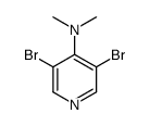 3,5-dibromo-N,N-dimethylpyridin-4-amine结构式