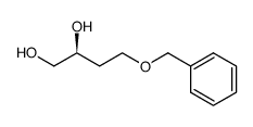 (+)-(S)-4-(benzyloxy)butane-1,2-diol结构式
