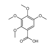 2,3,4,5-tetramethoxybenzoic acid结构式