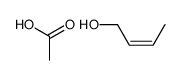 acetic acid,but-2-en-1-ol结构式