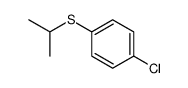 1-chloro-4-(1-methylethylthio)benzene结构式