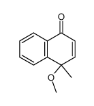 4-methoxy-4-methylnaphthalen-1(4H)-one结构式