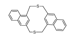 2,13-dithia[3.3](1,3)naphthalenophanee结构式