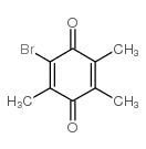 2,5-Cyclohexadiene-1,4-dione,2-bromo-3,5,6-trimethyl-结构式