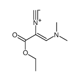(Z)-3-dimethylamino-2-isocyano-acrylic acid ethyl ester结构式