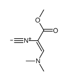 methyl 3-(dimethylamino)-2-isocyanoacrylate结构式