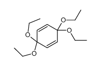 3,3,6,6-tetraethoxycyclohexa-1,4-diene结构式