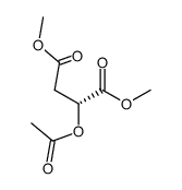 (R)-2-Acetoxy-bernsteinsaeuredimethylester结构式