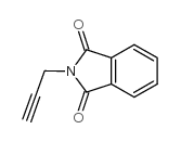 N-丙炔基邻苯二甲酸胺结构式