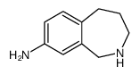 8-amino-2,3,4,5-tetrahydro-1H-benzo[c]azepine结构式