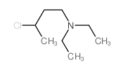 3-chloro-N,N-diethyl-butan-1-amine结构式