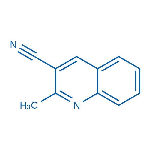 2-methylquinoline-3-carbonitrile结构式