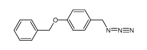 1-(azidomethyl)-4-(benzyloxy)benzene结构式