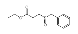 2-(carboethoxy)ethyl benzyl sulfoxide结构式