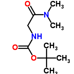 N-[2-(二甲氨基)-2-氧乙基]-氨基甲酸-1,1-二甲基乙酯结构式