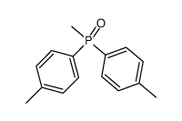 di(4-tolyl)methylphosphine oxide结构式