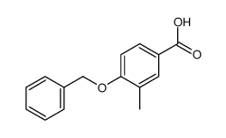 4-BENZYLOXY-3-METHYLBENZOIC ACID结构式