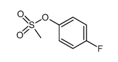 4-Fluorophenyl Methanesulfonate结构式