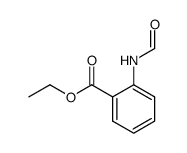 ethyl 2-(formylamino) benzoate结构式