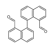 1,1'-binaphthyl-8,8'-dicarboxaldehyde结构式