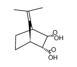 Endo-cis-7-isopropyliden-bicyclo[1.2.2]heptan-2,3-dicarbonsaeure结构式