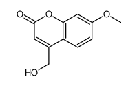 4-HYDROXYMETHYL-7-METHOXYCOUMARIN结构式
