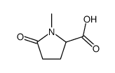 1-methyl-5-oxopyrrolidine-2-carboxylic acid结构式