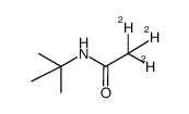 N-(tert-butyl)acetamide-2,2,2-d3结构式