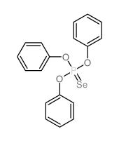 triphenoxy-selanylidene-phosphorane结构式