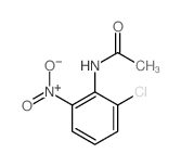Acetamide,N-(2-chloro-6-nitrophenyl)-结构式