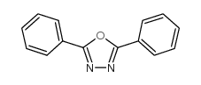 2,5-二苯基-1,3,4-恶二唑结构式