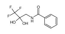 N-(3,3,3-trifluoro-2,2-dihydroxypropyl)benzamide结构式