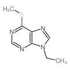 9-Ethyl-6-methylthiopurine结构式
