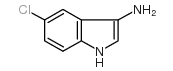 3-氨基-5-氯吲哚结构式