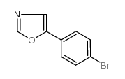 5-(4-溴苯基)噁唑结构式