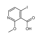 4-iodo-2-methoxy-pyridine-3-carboxylic acid结构式
