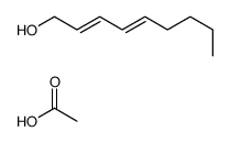 acetic acid,nona-2,4-dien-1-ol结构式
