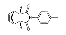 N-(p-methylphenyl)bicyclo[2.2.1]hept-5-ene-endo-2,endo-3-dicarboximide结构式