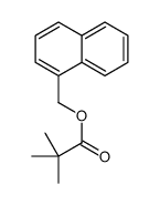 naphthalen-1-ylmethyl 2,2-dimethylpropanoate结构式
