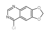 4-氯-6,7-亚甲基二氧基喹唑啉结构式