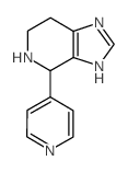 4-吡啶-4-基-4,5,6,7-四氢-3H-咪唑-[4,5-c]吡啶结构式