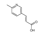 3-(6-Methyl-3-pyridyl)propenic acid结构式