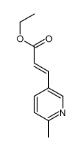 ethyl 3-(6-methylpyridin-3-yl)prop-2-enoate结构式