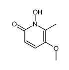 1-hydroxy-5-methoxy-6-methylpyridin-2-one结构式