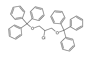 2-chloro-1,3-bis-trityloxy-propane结构式